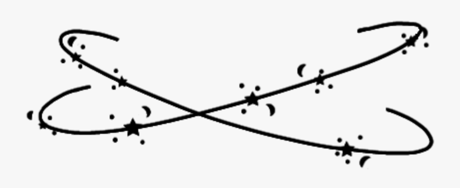 Moons Stars Dizzy Cute Blackandwhite Galaxies Galaxy - Aesthetic Dizzy Transparent, Transparent Clipart