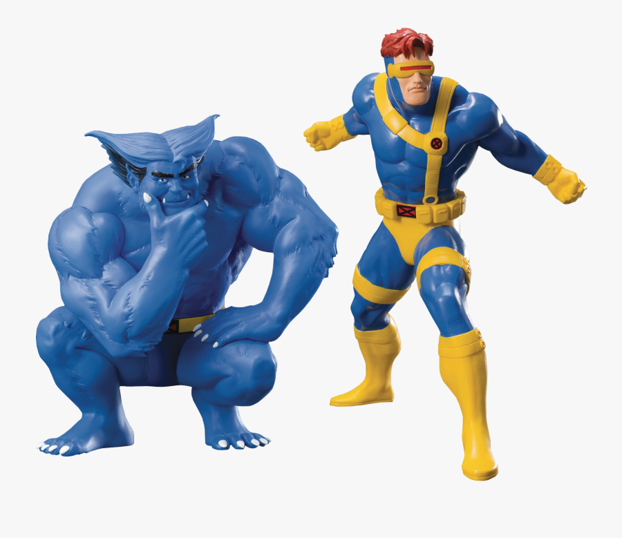 Cyclops And Beast 1/10th Scale Artfx Statue - Kotobukiya X Men 92, Transparent Clipart