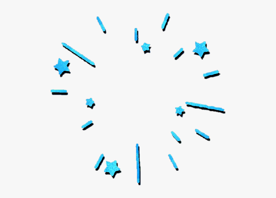#stars #overlay #halo #kms #blue #dizzy #filter #aesthetic - Aesthetic Star Overlay Png, Transparent Clipart