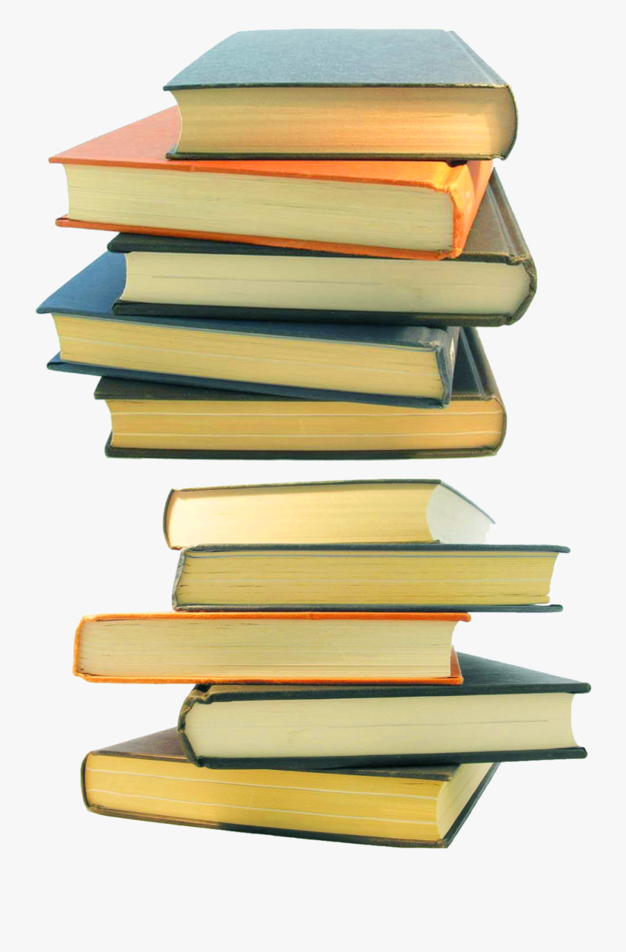 Book Png Pile - Transparent Pile Of Books, Transparent Clipart