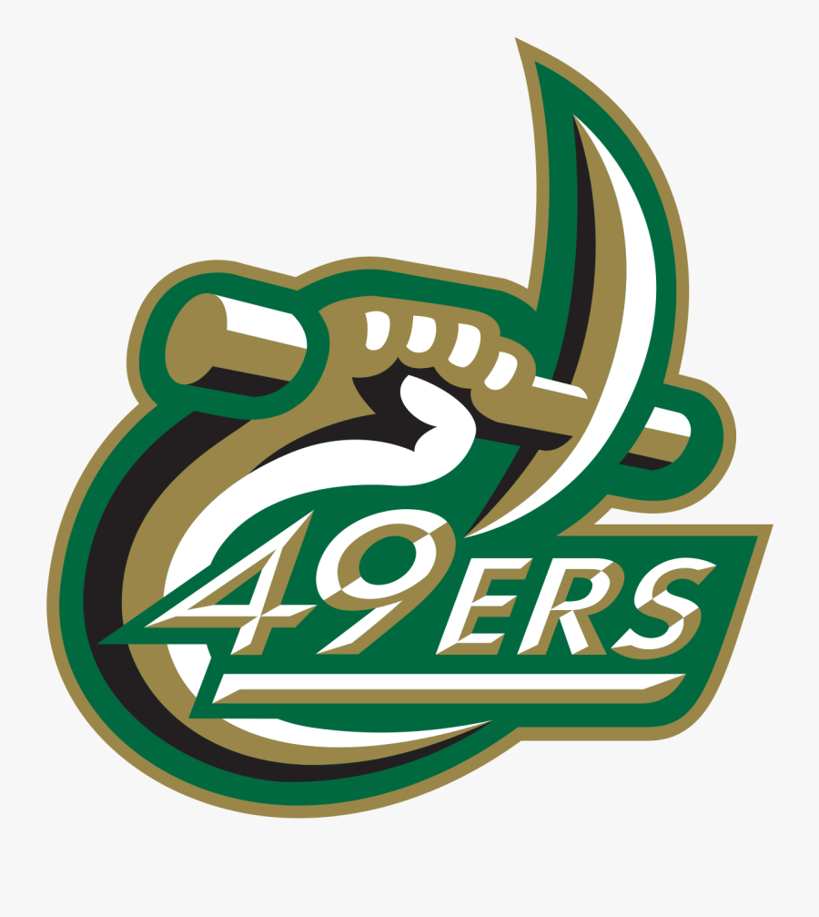 Uncc Football - Charlotte 49ers Football Logo, Transparent Clipart