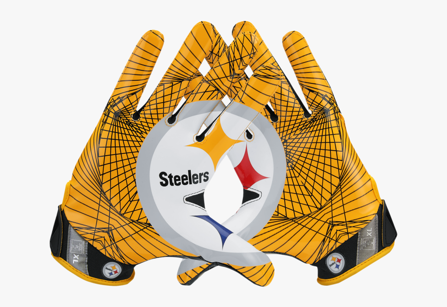 Pittsburgh Steelers Nike Gloves, Transparent Clipart