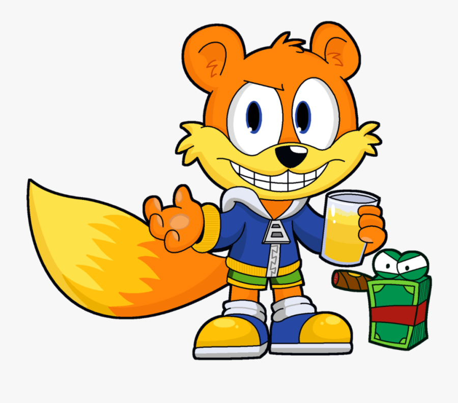 Conker The Squirrel By The-driz Conkers, Squirrel, - Conker Live And Reloaded Conker Png, Transparent Clipart