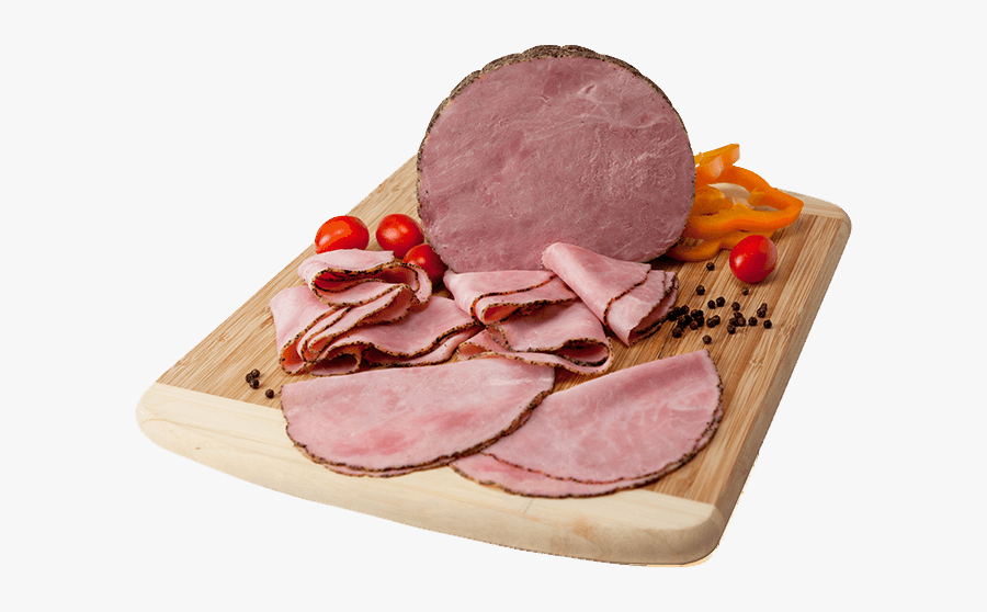 Fresh Cracked Pepper Ham With Natural Juices - Cold Cut, Transparent Clipart