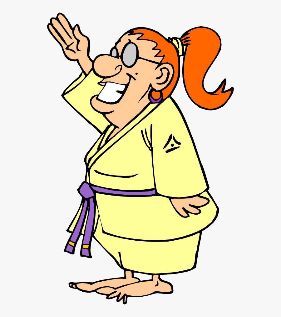 Woman Recreation Sports Martial - Karate Chop Woman, Transparent Clipart