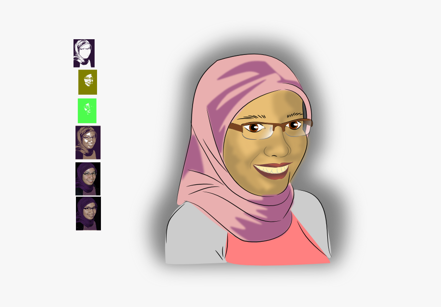 Muslim Old Woman Clipart, Transparent Clipart