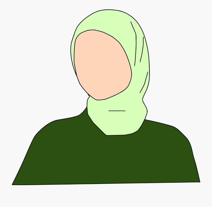 Hijab Woman Muslim Free Picture - Wanita Muslim Vector Png, Transparent Clipart