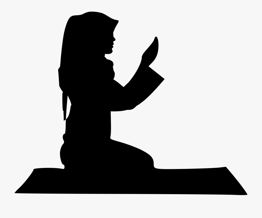 The Concept Of Hijab And Khimar Is Not - Silhouette Of Muslim Women, Transparent Clipart