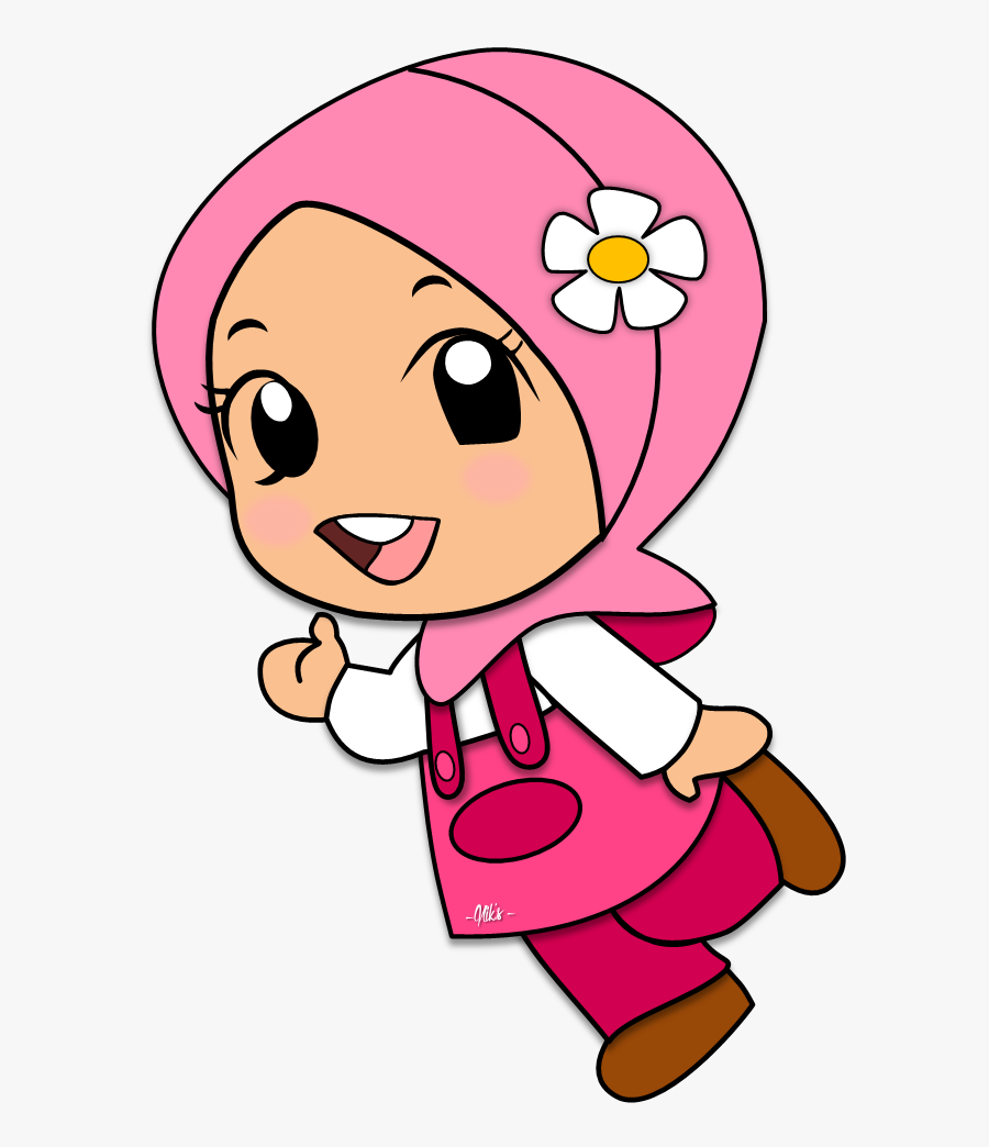 Islam Muslim, Muslim Women, Muslim Girls, Hijab Cartoon, - Clipart Muslim Cartoon, Transparent Clipart