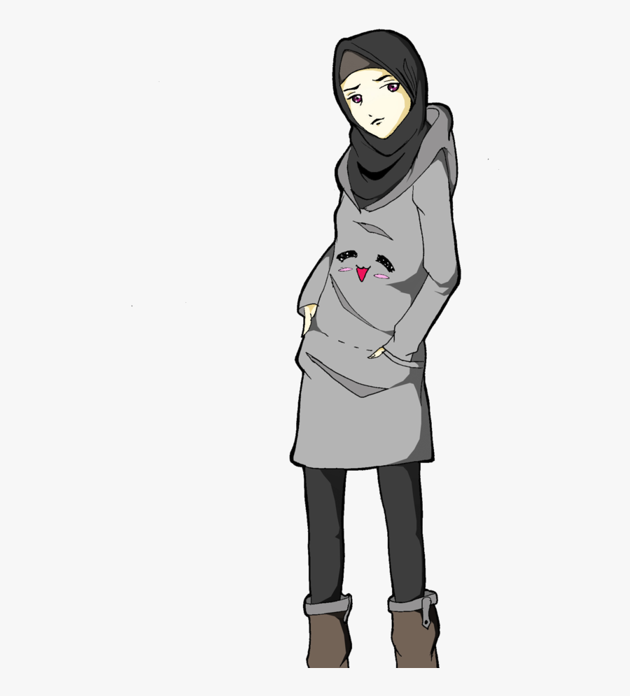 Collection Of Free Hijab Drawing Download On Ui Ex - Girl Hijab Swag Anime Devianart, Transparent Clipart