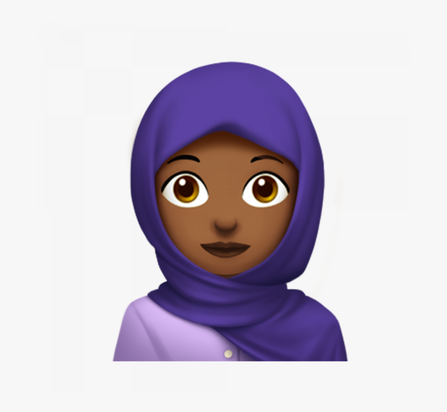 Hijab Emoji Png, Transparent Clipart