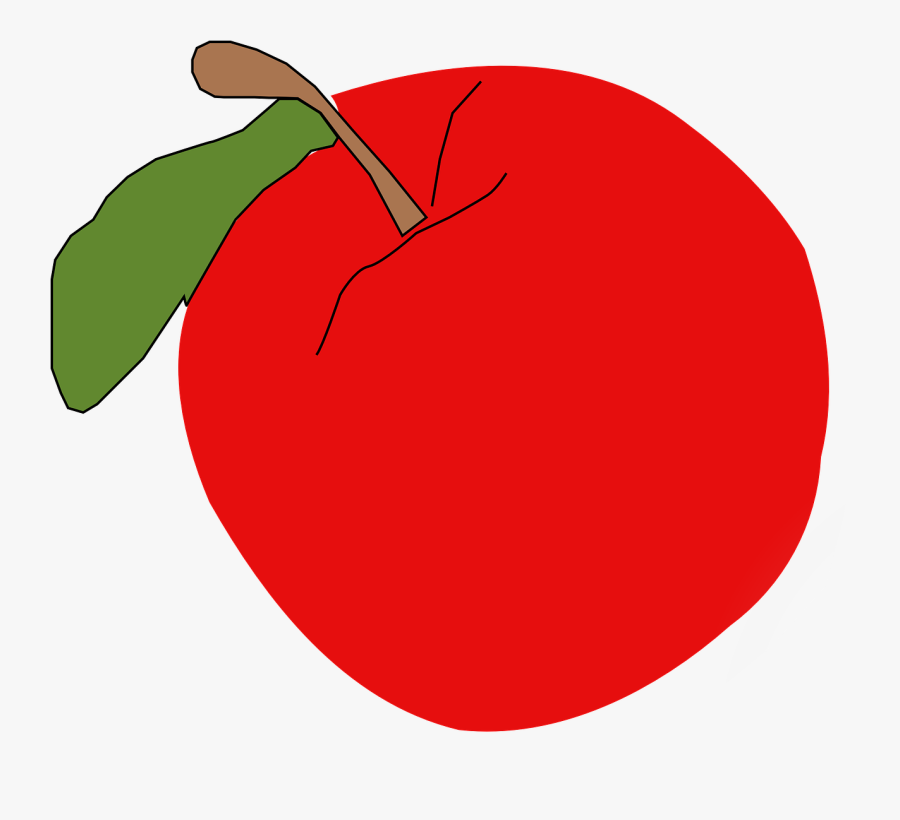 Free Vector Red Apple Clip Art - Clip Art, Transparent Clipart