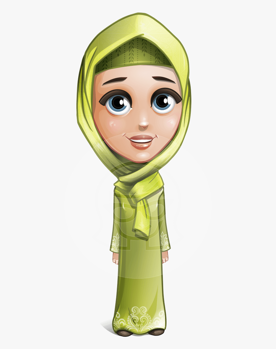 Arab Girl Cartoon Png, Transparent Clipart