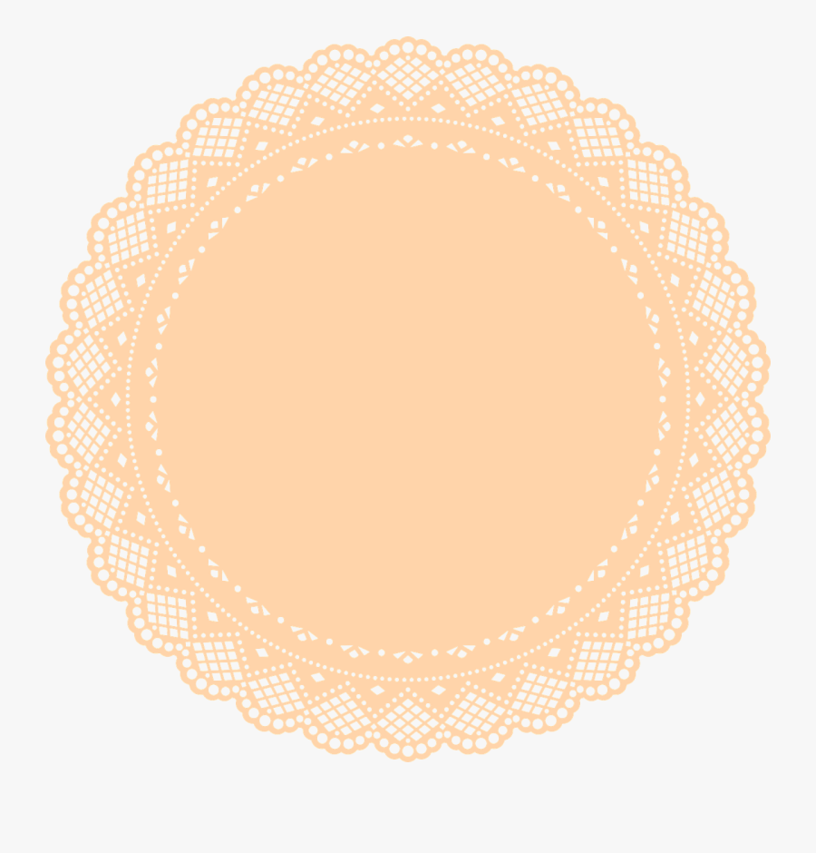 Doily Pattern Clipart, Transparent Clipart