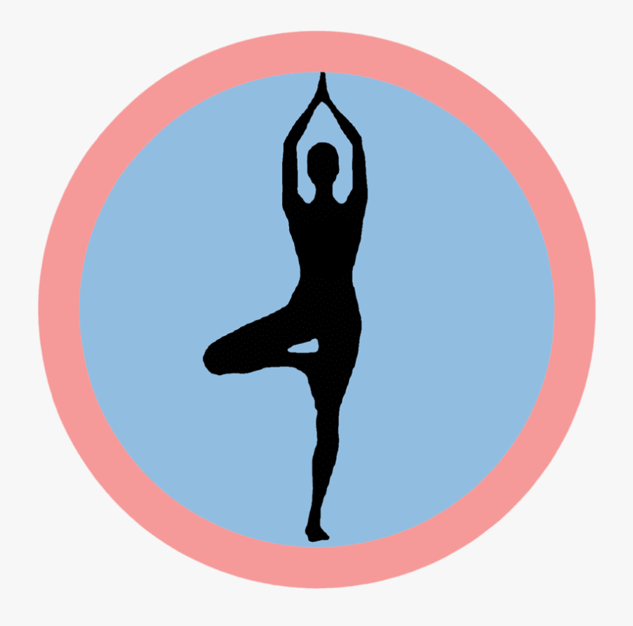 Yoga Tree Pose Illustration, Transparent Clipart