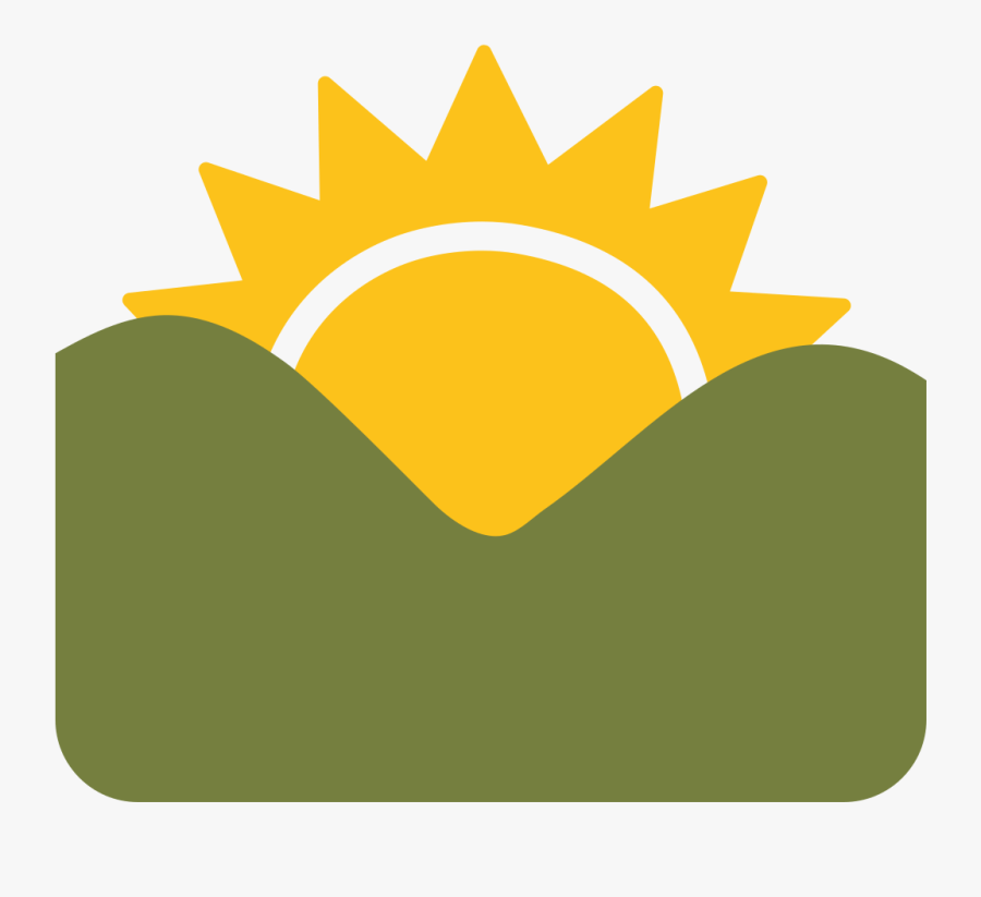 Sunrise Over Mountains Emoji Clipart Emoji Sunrise - Sonnenaufgang Emoji, Transparent Clipart