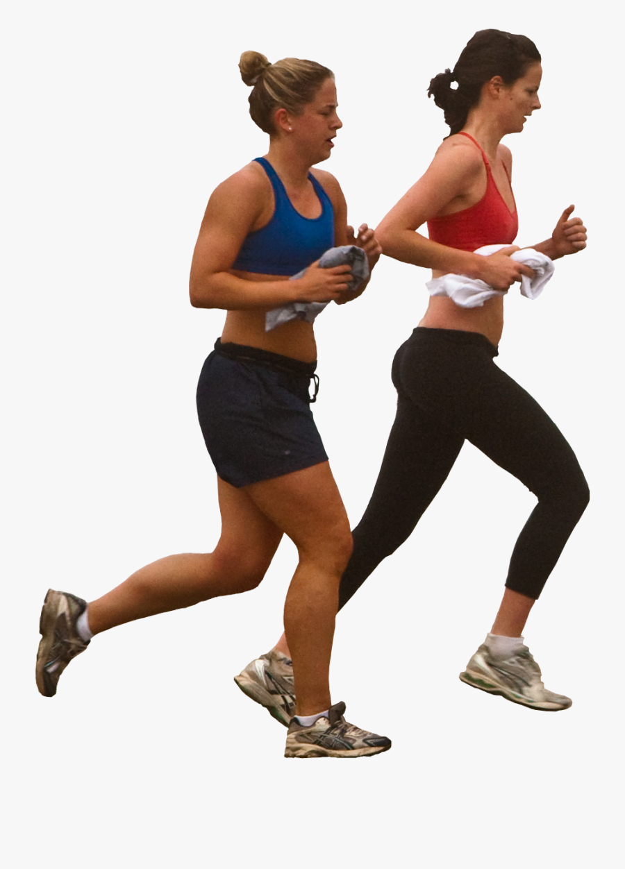 Woman Jogging Transparent Images - People Playing Sport Png, Transparent Clipart