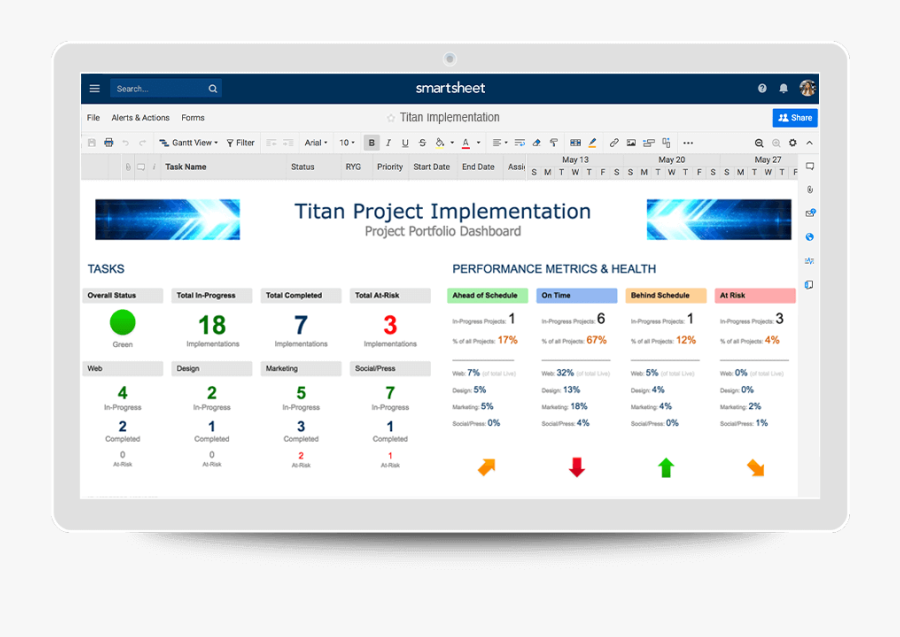 Project Management Smart Sheet, Transparent Clipart