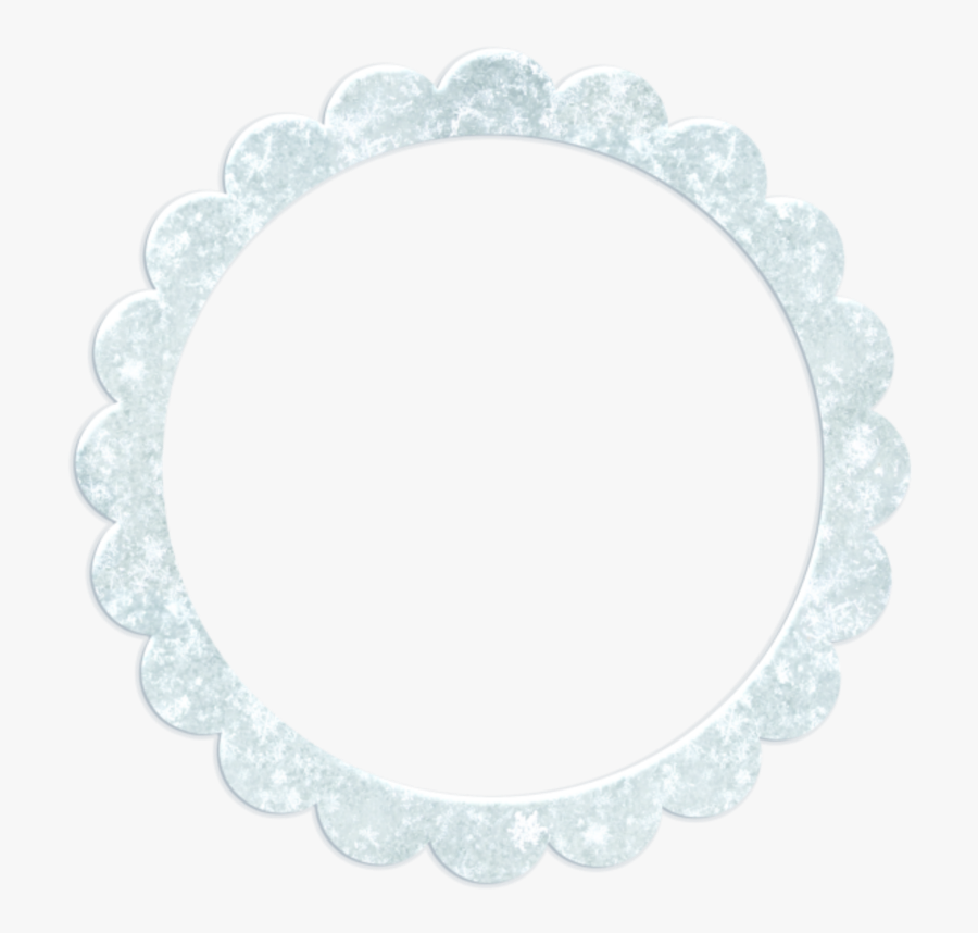 #frame #lace #doily #blue - Logo De Pasteleria Franca, Transparent Clipart
