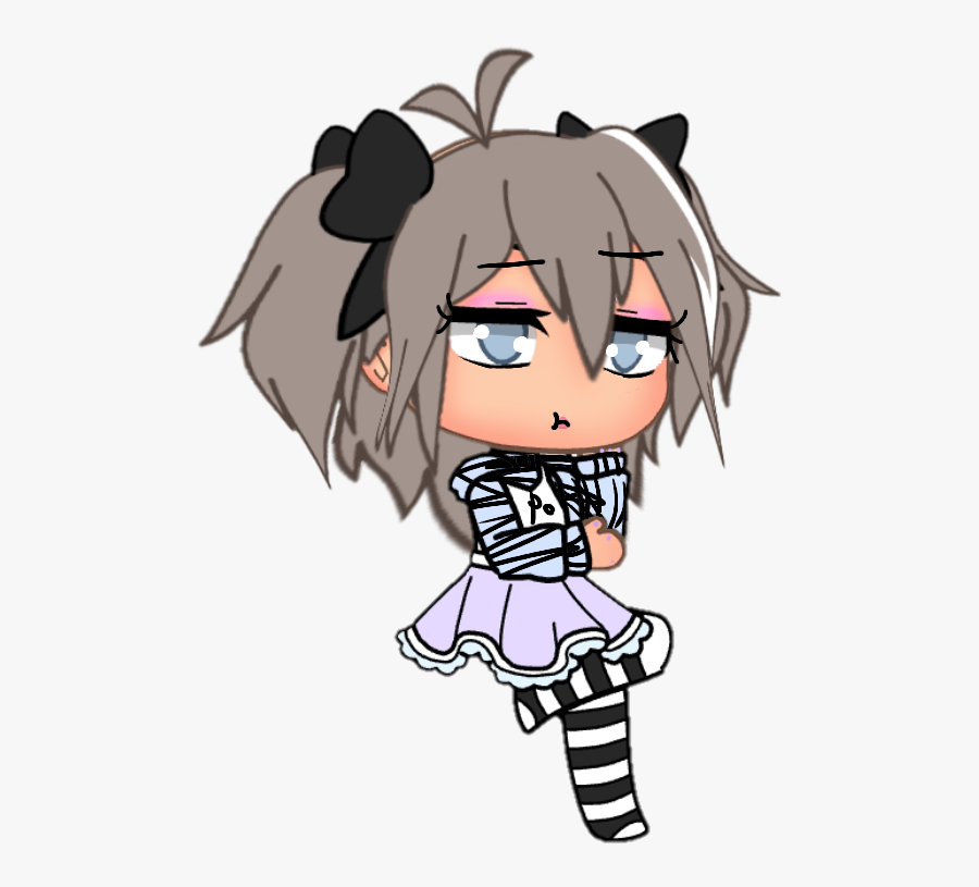 #gacha #life #gachalife #makeup #sassy #dramatic #freetouse - Cartoon, Transparent Clipart