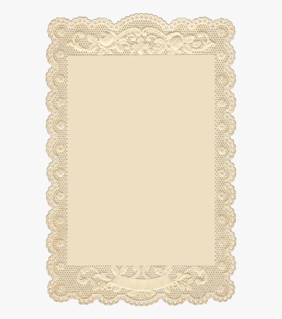 Clip Art Lace Frame - Holy Card Frame Png, Transparent Clipart