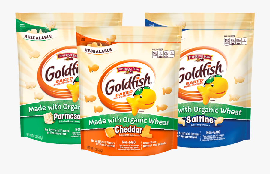 Organic Goldfish, Transparent Clipart