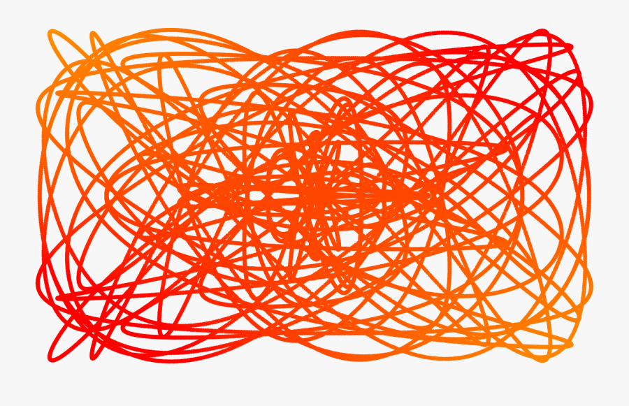 A Collection Of Cool Asymptote"s - Transparent Red Scribble, Transparent Clipart