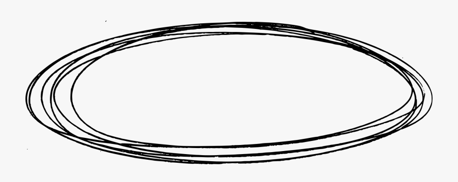Oval Scribble Png, Transparent Clipart