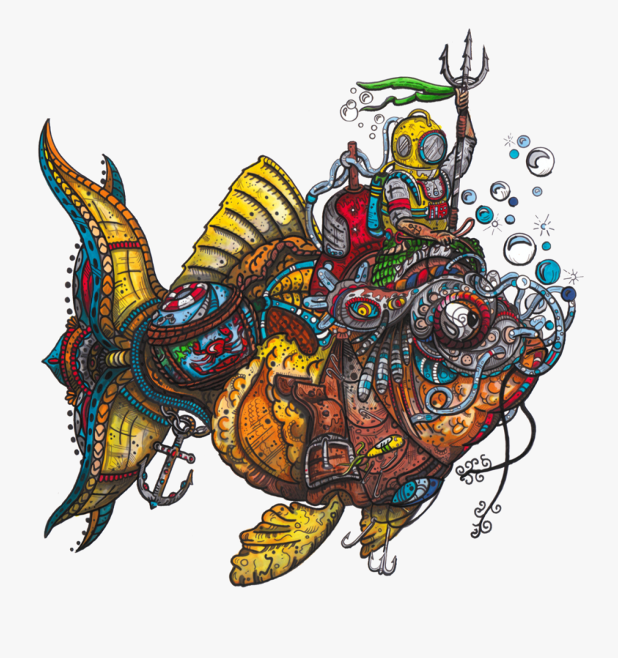 Goldfish - Illustration, Transparent Clipart