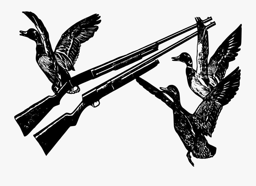 Shotgun Shell Duck Clip Art - Shotgun For Duck Hunting Clipart, Transparent Clipart