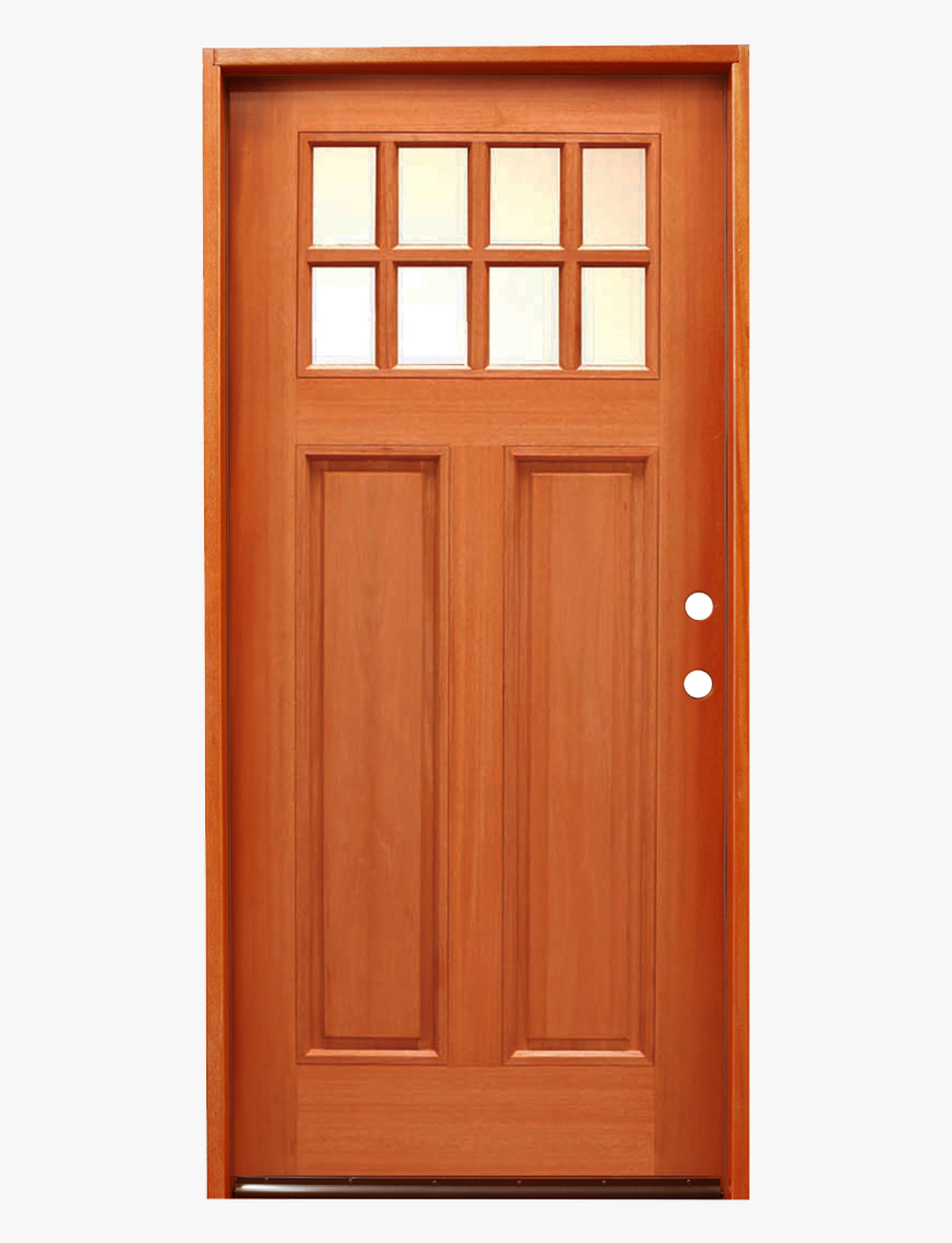Wooden Front Door Png, Transparent Clipart