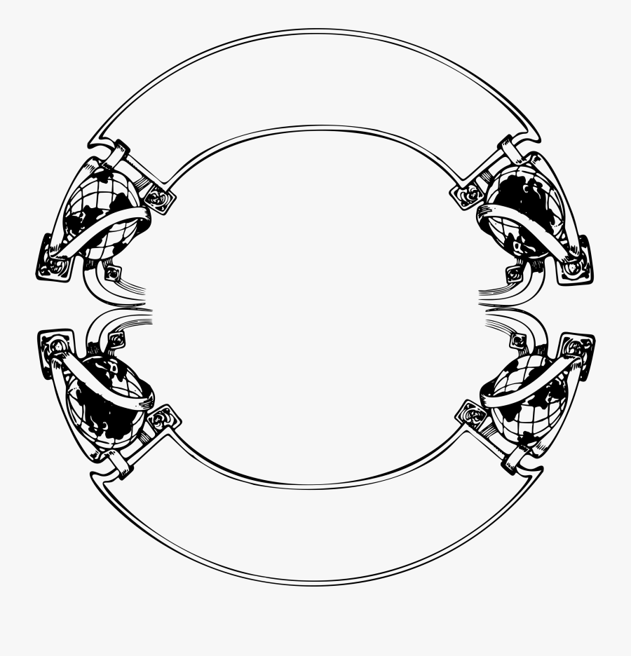 Picture Frame Drawing - Clip Art Vintage Banners, Transparent Clipart