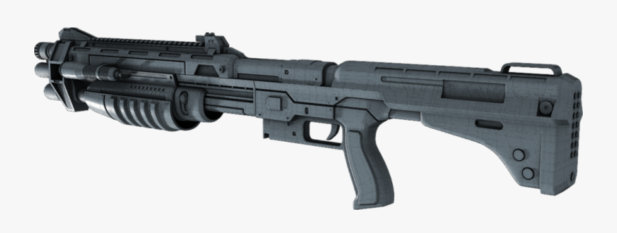 Transparent Shotgun Clipart - Halo Tactical Shotgun, Transparent Clipart
