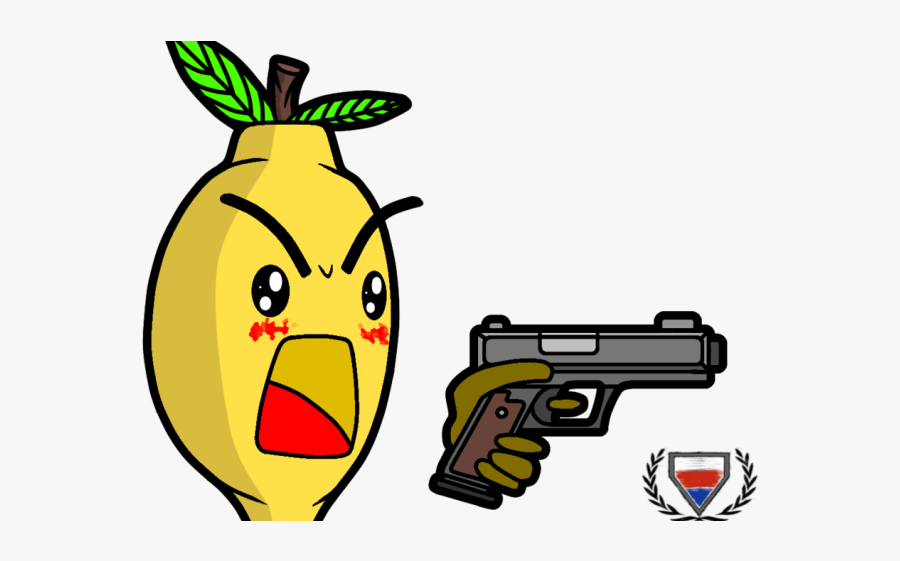 Lemon With A Gun, Transparent Clipart