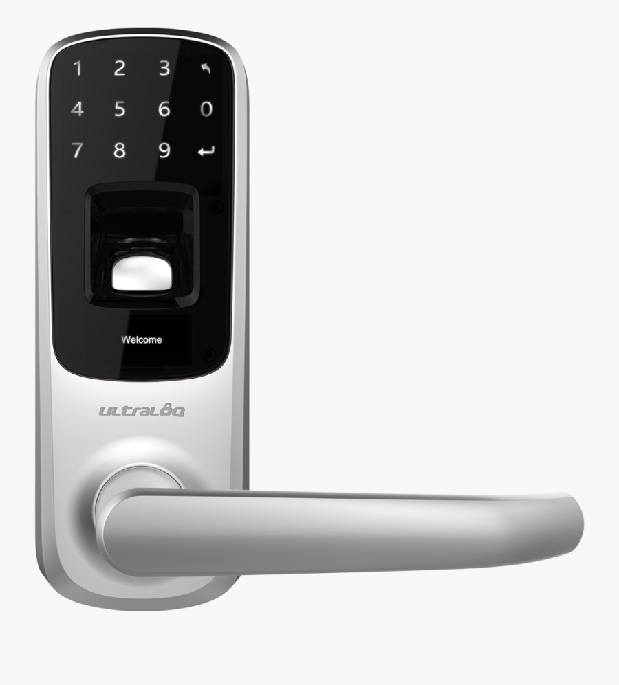 Transparent Front Door Png - Finger Print Door Lock, Transparent Clipart