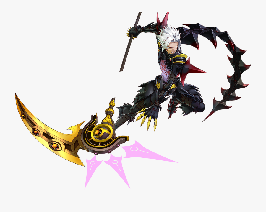 Scythe Clipart Hack Gu - Haseo Project X Zone, Transparent Clipart