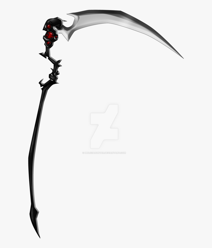 Fantasy Scythe Weapon Art Clipart , Png Download - Fantasy Scythe, Transparent Clipart
