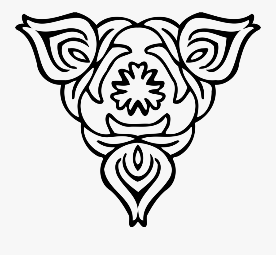 Art,symmetry,monochrome Photography - Design Drawingsl, Transparent Clipart