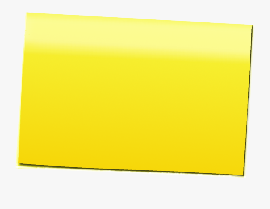 Yellow Post It Png, Transparent Clipart
