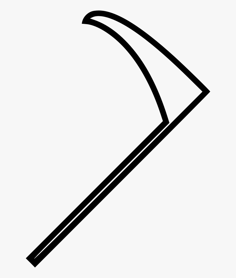 Scythe Vector Svg - White Scythe Icon Png, Transparent Clipart