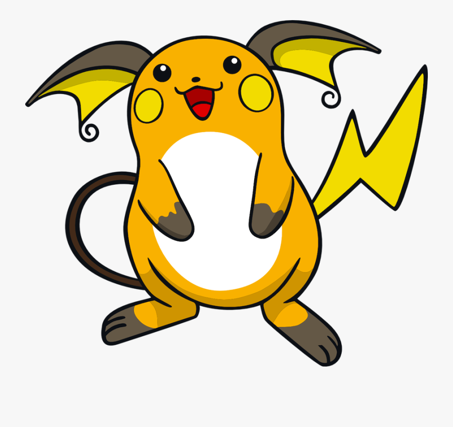 Raichu Pokemon Character Vector Art Clipart , Png Download - Raichu Pokemon, Transparent Clipart