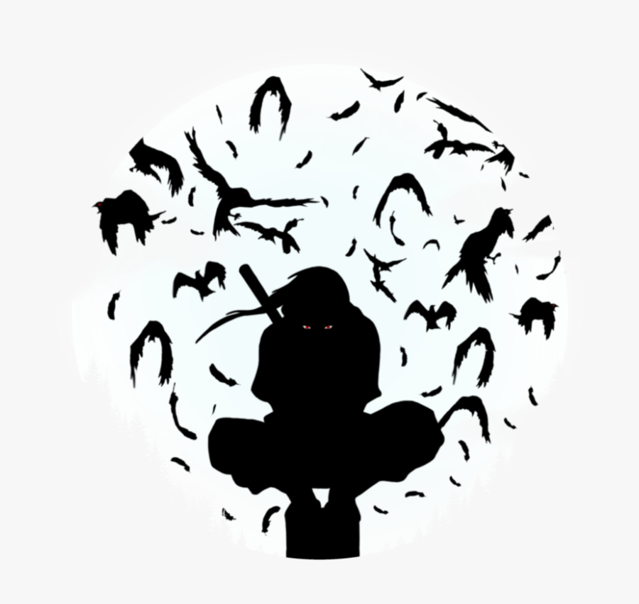 Itachi Uchiha By Kumoaoiro - Itachi Uchiha Black And White, Transparent Clipart