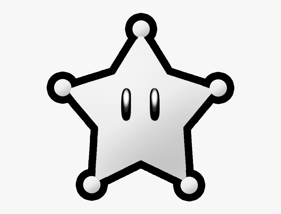 Transparent Platinum Clipart - Grand Star Mario Galaxy, Transparent Clipart
