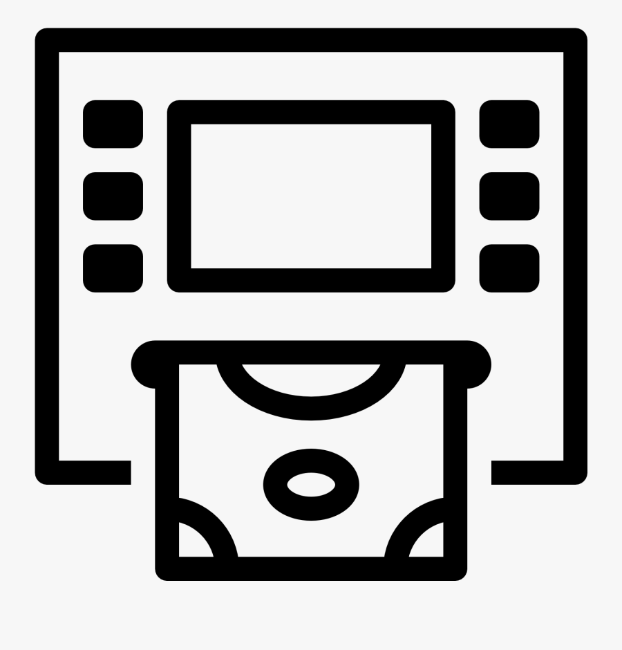 Clip Art Atm Icon - Банкомат Icon, Transparent Clipart