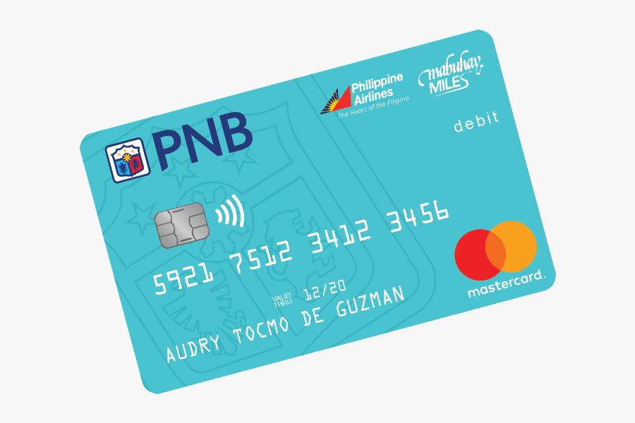Pnb Mabuhay Miles Debit Card, Transparent Clipart