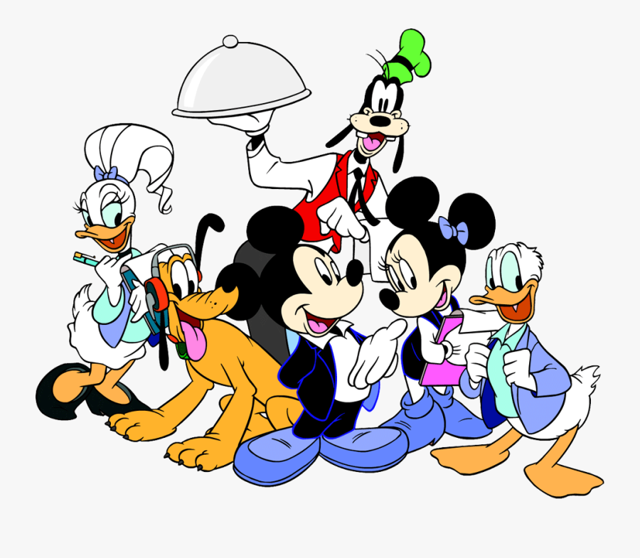Peanuts Clipart Lunch - Mickey Mouse And Friends Clipart 13, Transparent Clipart