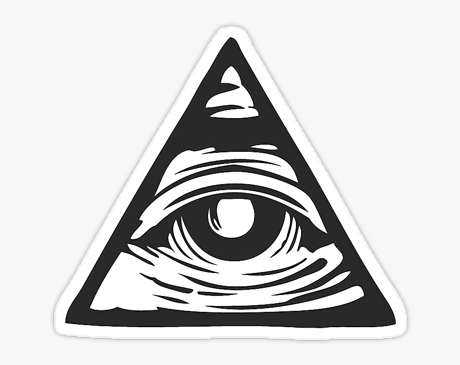 Transparent Triangle Png Tumblr - Illuminati Sticker, Transparent Clipart