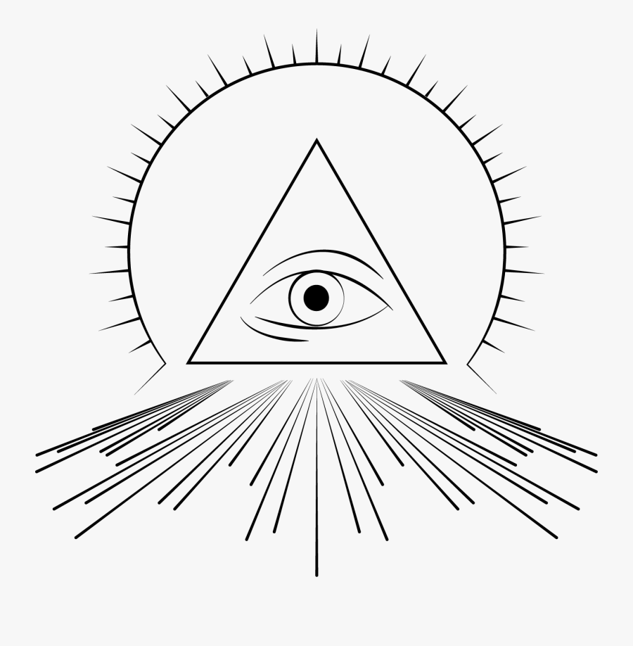 Illuminati Eye Png - All Seeing Eye Vector Transparent, Transparent Clipart