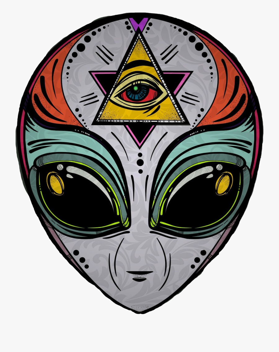 Drawn Alien Illuminati - Alien Illuminati, Transparent Clipart