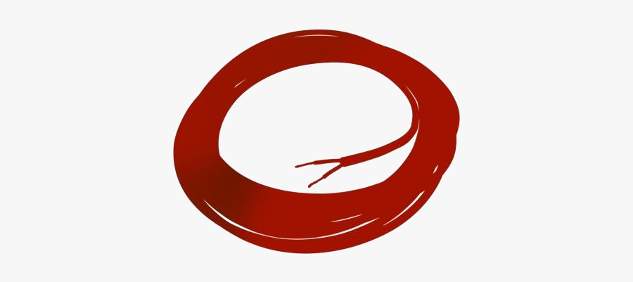 Red Electrical Wire Clipart Png - Circle, Transparent Clipart
